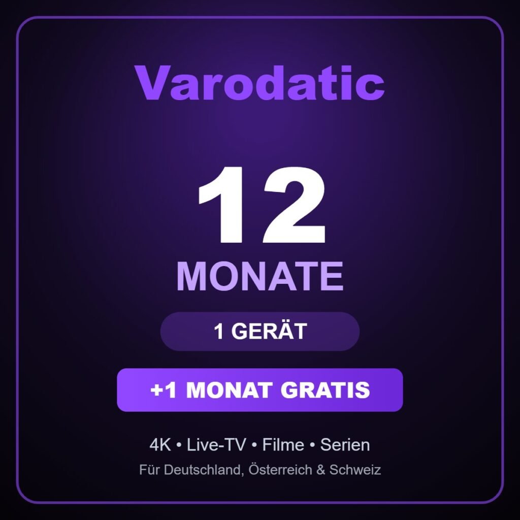 Varodatic IPTV 12 Monate – 1 Gerät