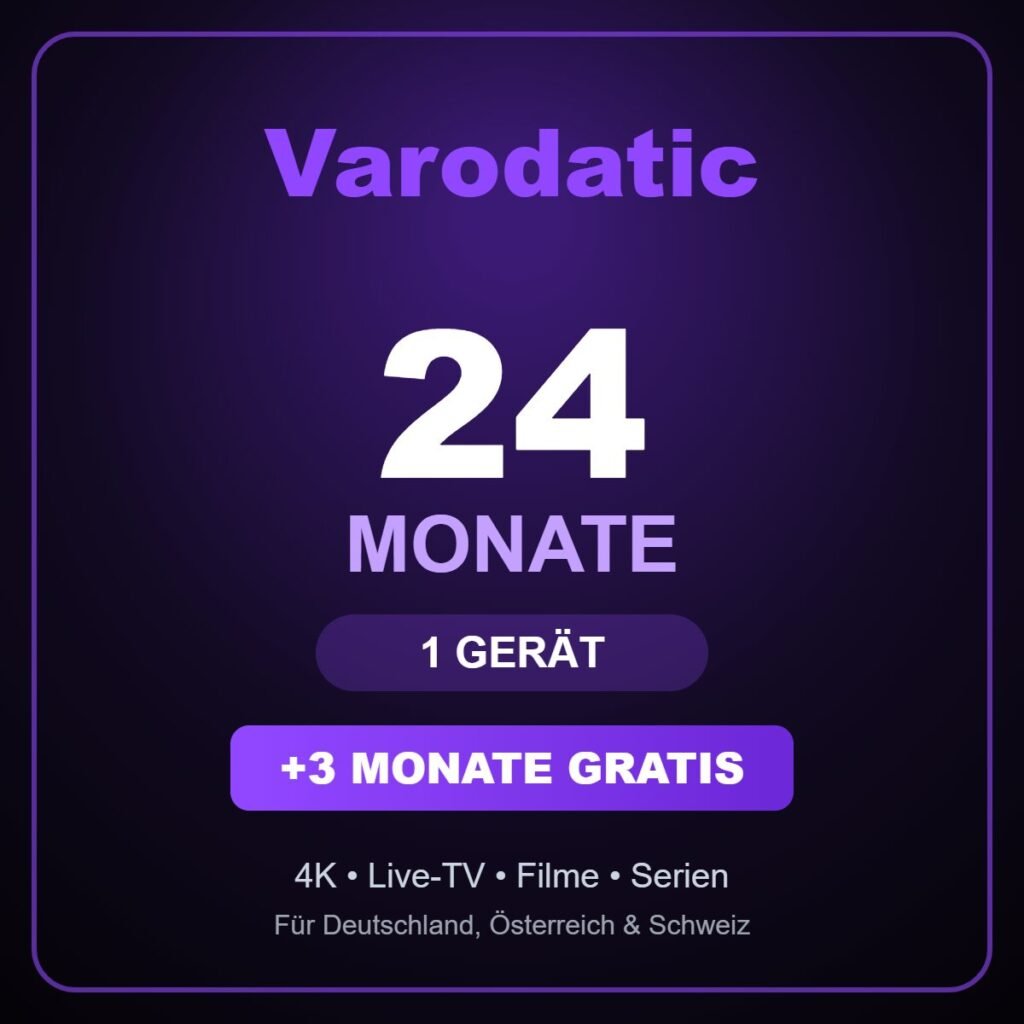 Varodatic IPTV 24 Monate – 1 Gerät